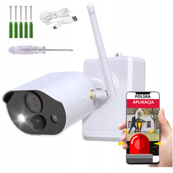 Kamera bezprzewodowa Wi-Fi z czujnikiem ruchu PIR detekcja ruchu alarm FHD