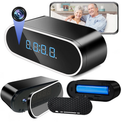 Szpiegowska kamera w zegarku Wi-Fi nagrywanie nocą