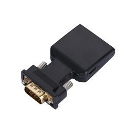 Konwerter Vga D-Sub Do Hdmi Adapter + Audio