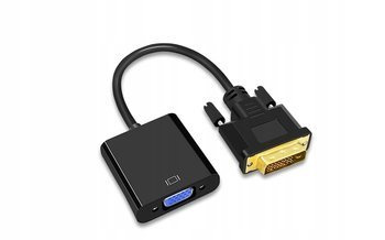 Adapter przejściówka DVI-D  męski na VGA D-SUB