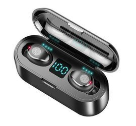 Słuchawki wodoodporne Bluetooth F9 V5.0 z powerbankiem