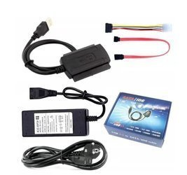 Adapter USB IDE 3,5'' 2,5'' SATA, ATA + ZASILACZ