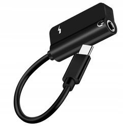 Adapter USB-C Audio Jack 3.5mm ŁADOWANIE SŁUCHAWKI