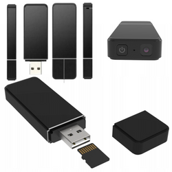 KAMERA W PENDRIVE detekcja ruchu FullHD mini kamerka na wykłady zajęcia