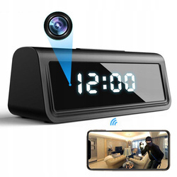 Ukryta kamera Wi-Fi zegarek szpieg nagrywa w nocy