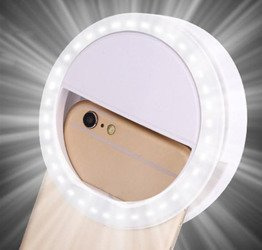 LAMPA SELFIE PIERŚCIENIOWA DO TELEFONU LED