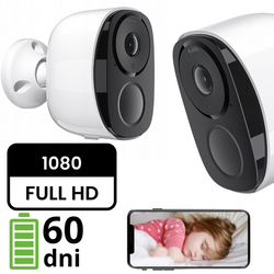 Kamera ALARM FHD Wi-Fi zasilana akumulatorem ALEXA