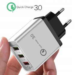 Ładowarka Quick Charge 3 x USB
